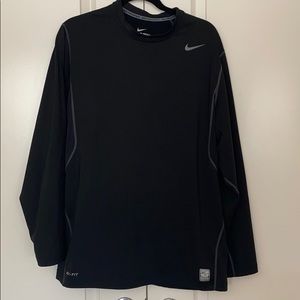 Nike Pro Combat black long sleeve shirt